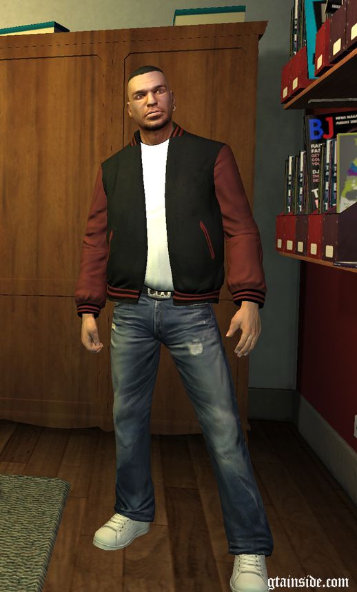 Black - Red College Jacket