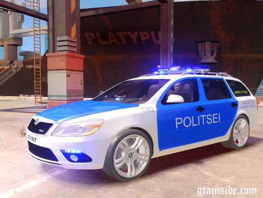 Estonian Police Skoda Octavia RS Combi 2010