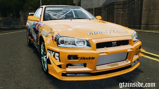 Nissan Skyline R34 GT-R Tezuka Goodyear D1 Drift