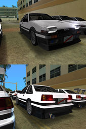 Toyota Trueno AE86 Coupe 4type