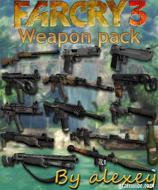 Far Cry 3 Weapon Pack