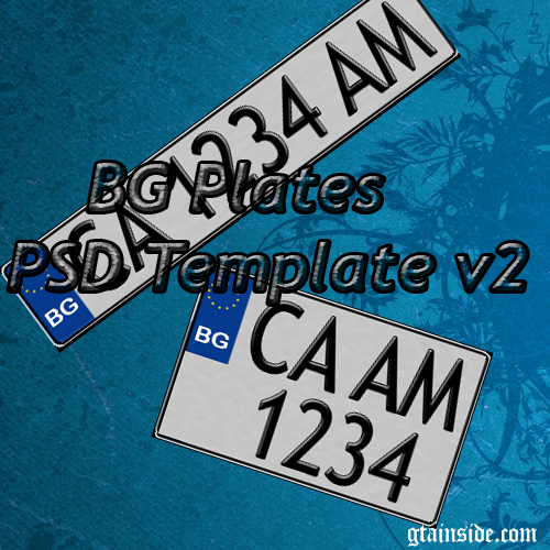 BG Registration Plates v2