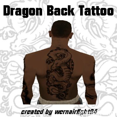 Dragon Back Tattoo