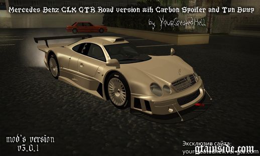 Mercedes-Benz CLK GTR - with Tun Bump and Carbon Spoiler v3.0.1