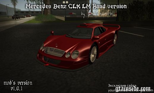 Mercedes-Benz CLK LM - Road version, custom v1.0.1