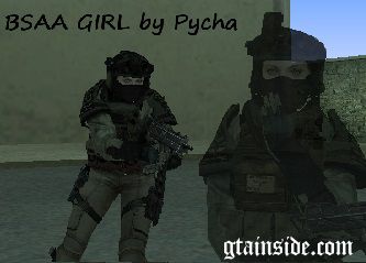 BSAA Girl Skin