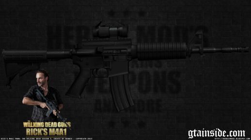 Rick's M4A1 The Walking Dead S3