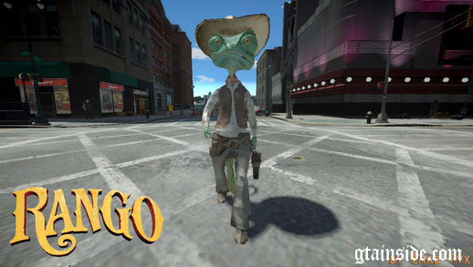 Rango Player Model + His Gun