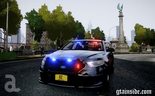 2013 Ford Police Interceptor - Liberty City Police Department Slicktop/Unmarked (ELS)