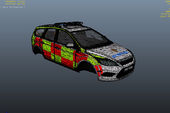 2009 Ford Focus Staffordshire Fire Officer Car