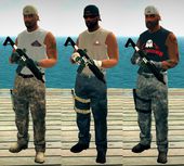 GTA V Merryweather Black Tanktop soldier