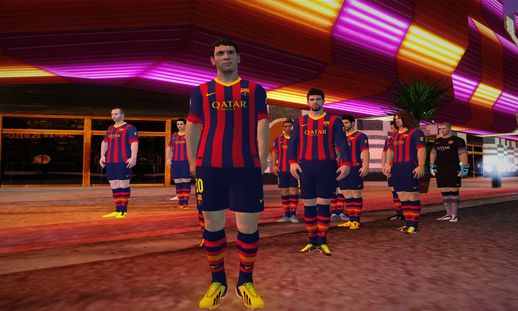 FC Barcelona 13/14 Skin pack