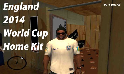 England 2014 World Cup Home Kit