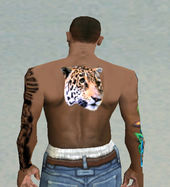 Leopard Back Tattoo