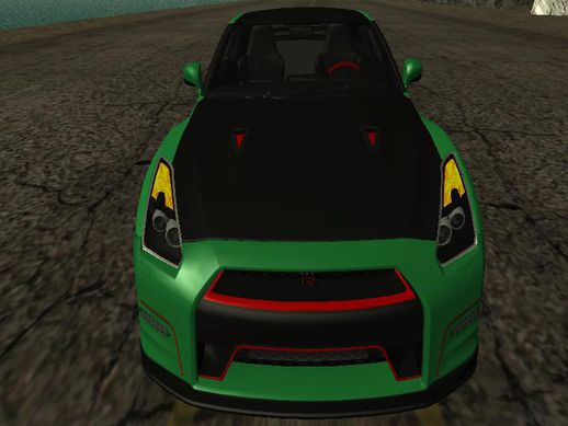 Nissan GTR Black Edition (GDZLLR) NFS MOST WANTED Edition