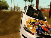 2008 Mitsubishi Evo X Kamen Rider Gaim Paintjob