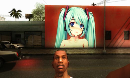 Sexy Miku Wall