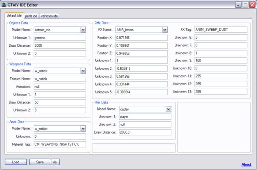 GTA IV iDE Editor v0.2 BETA