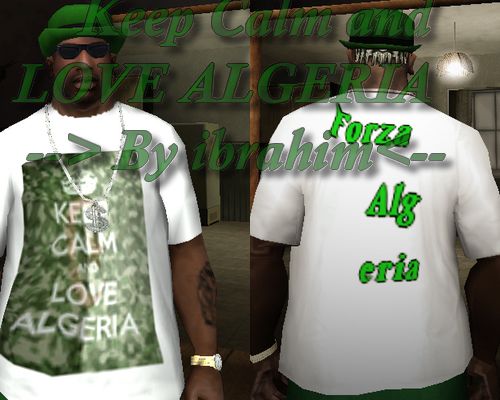 Keep Calm and Love ALGERIA Shirt