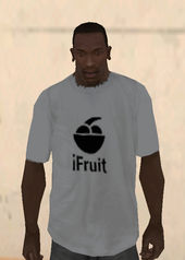 I Fruit Shirt White Black