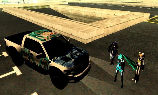 Ford F150 Raptor Hatsune Miku Itasha