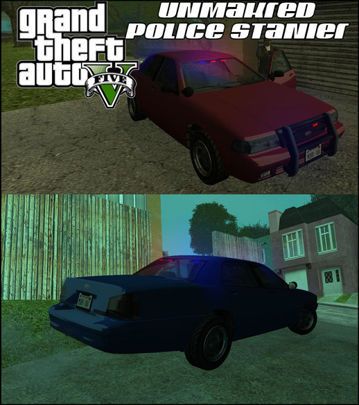 GTA V Vapid Stanier Unmarked Police