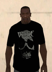 Bullet For My Valentine Jumbo Skull Shirt Black