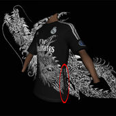 Real Madrid Black Dragon Jersey for TIP