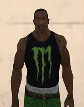 Monster Black Green Tanktop