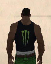 Monster Black Green Tanktop