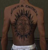 Henry Rollins Back Tattoos