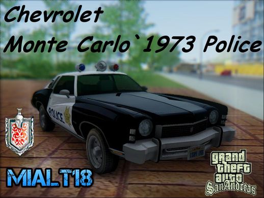 Chevrolet Monte Carlo 1973 Police