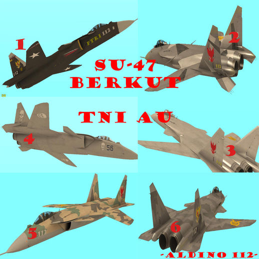 SU-47 Berkut Indonesian AirForce