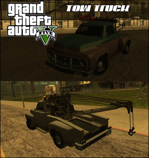 GTA V Vapid Tow Truck Cleaned