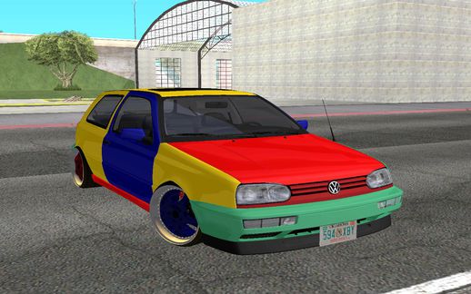 VW Golf MK3 Harlequin Design