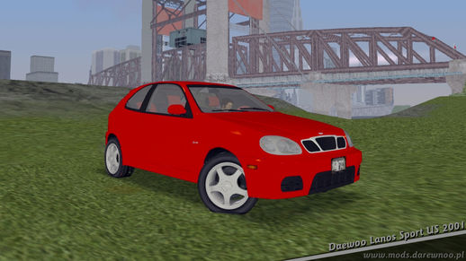 2001 Daewoo Lanos Sport US (GTA 3 only)