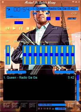 GTA V Michael Winamp Skin