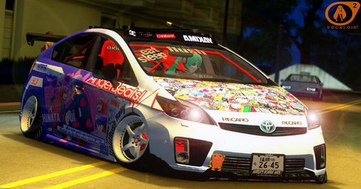 2011 Toyota Prius Angel Beats Itasha