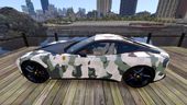 Ferrari F12 Berlinetta - Winter Camouflage Paintjob