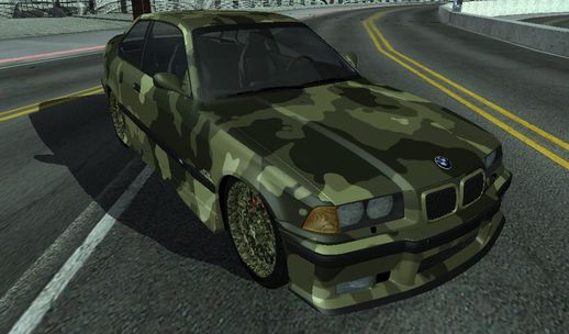 BMW E36 M3 Camo Drift