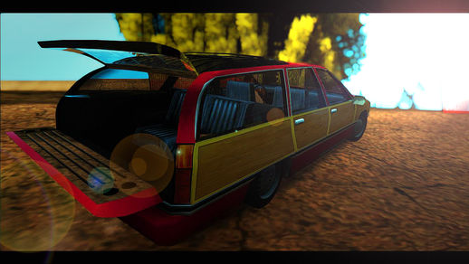 Elegant Station Wagon with Wood Panels