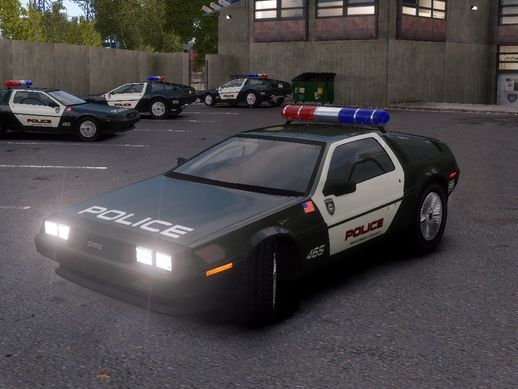 Delorean Dmc12 Police Final