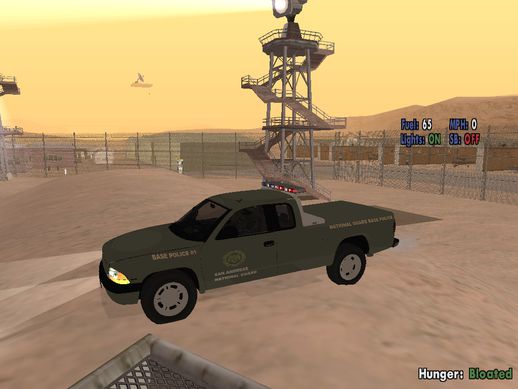 National Guard Base Police Dodge Dakota