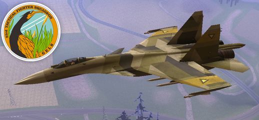 Su-37 Flanker-F Gelb Team (Ace Combat: Zero)