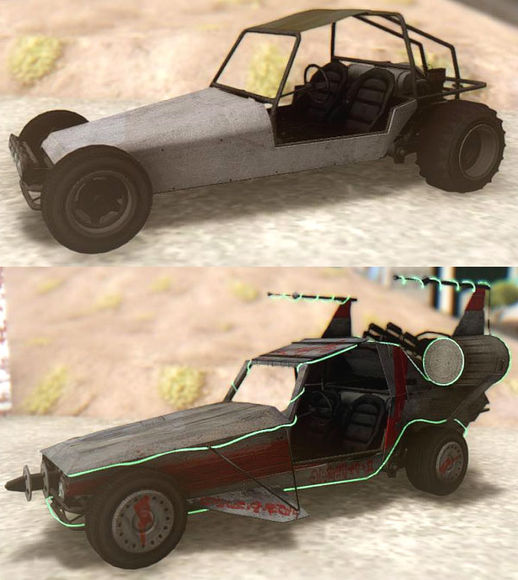 GTA V BF Dune Buggy & Space Docker