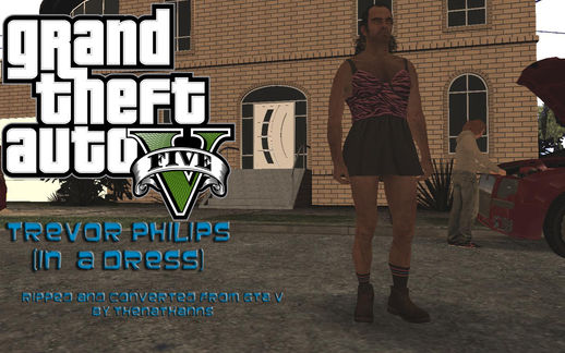 GTA V Trevor Philips In A Dress