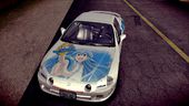 Honda CR-X del Sol Ika Musume Itasha Paintjob