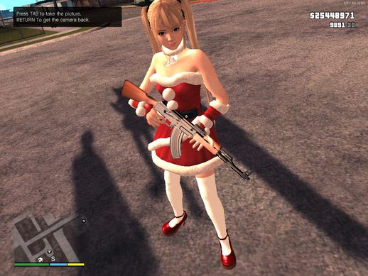 Dead Or Alive 5U - Marie Rose Santa Helper