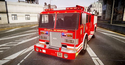 GTA V MTL Firetruck [ELS] [DROT] [UV Mapped]