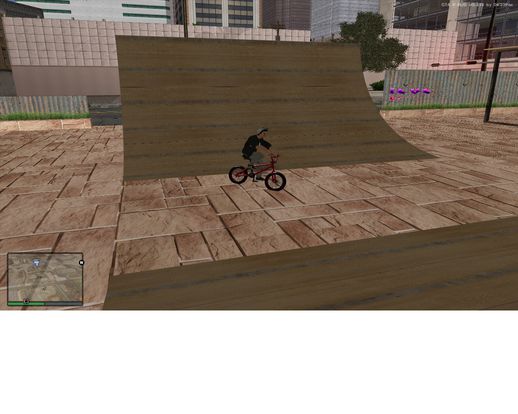 New Double Ramp in BMX Park